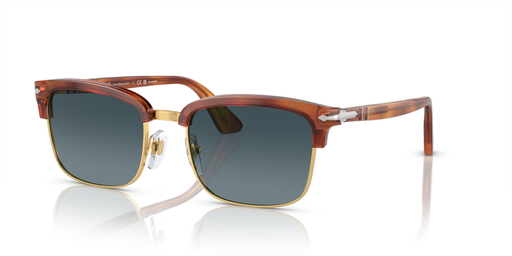 Persol PO3327S mit Terra Di Siena Gestell und Blau Gläsern - Bild 1