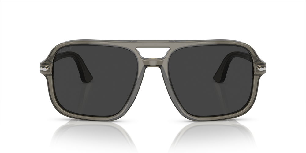 Persol PO3328S with Smoke Frame and Black Lenses - Image 2