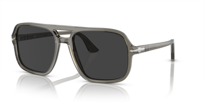 Persol PO3328S with Smoke Frame and Black Lenses - Image 1