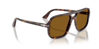 Persol PO3328S with Brown/Bright Yellow Frame and Brown Lenses - Image 3