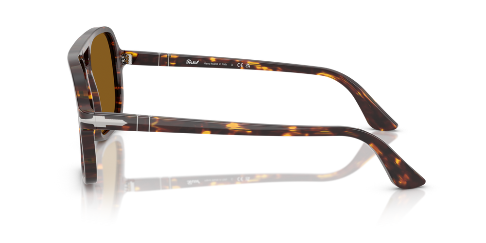 Persol PO3328S with Brown/Bright Yellow Frame and Brown Lenses - Image 4