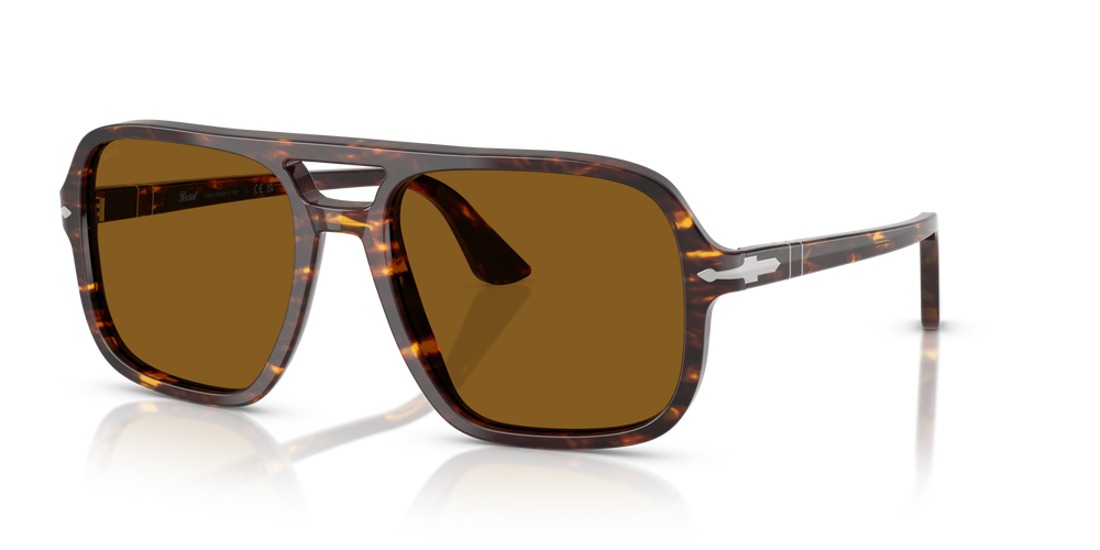 Persol PO3328S with Brown/Bright Yellow Frame and Brown Lenses - Image 1