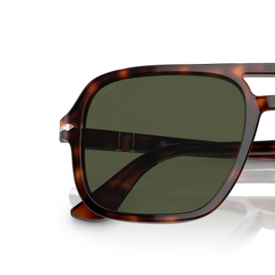 Persol PO3328S with Havana Frame and Green Lenses – Variant Image