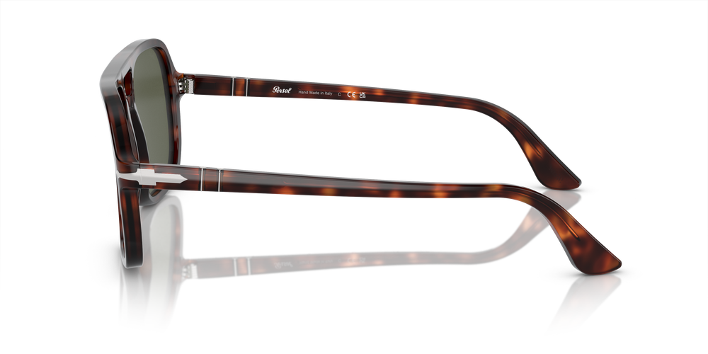 Persol PO3328S with Havana Frame and Green Lenses - Image 4