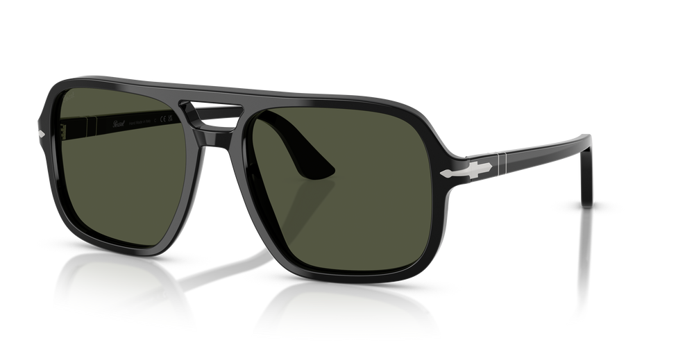 Persol PO3328S con Montatura Nero e Lenti Verde - Immagine 1