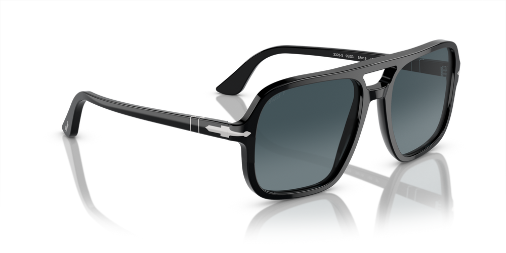 Persol PO3328S con Montatura Nero e Lenti Blu - Immagine 3