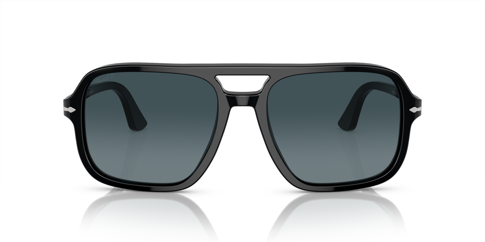 Persol PO3328S mit Schwarz Gestell und Blau Gläsern - Bild 2