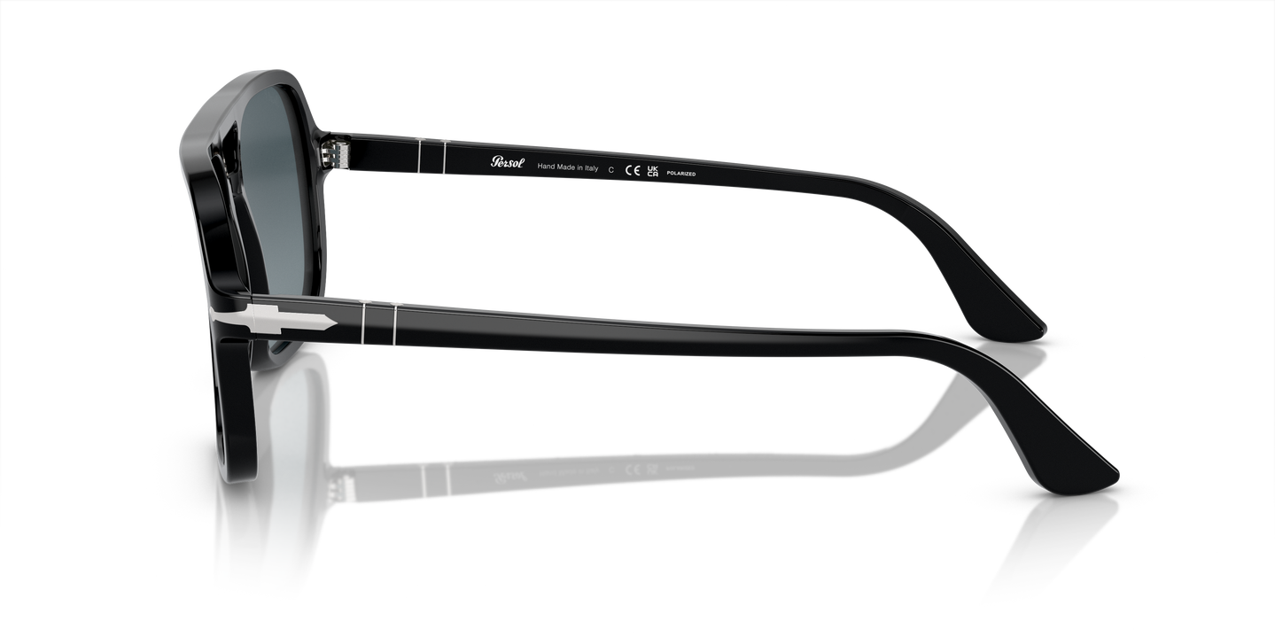 Persol PO3328S with Black Frame and Blue Lenses - Image 1