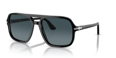 Persol PO3328S mit Schwarz Gestell und Blau Gläsern - Bild 1