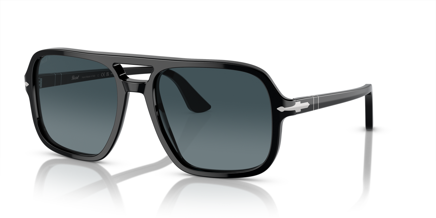 Persol PO3328S with Black Frame and Blue Lenses - Image 1