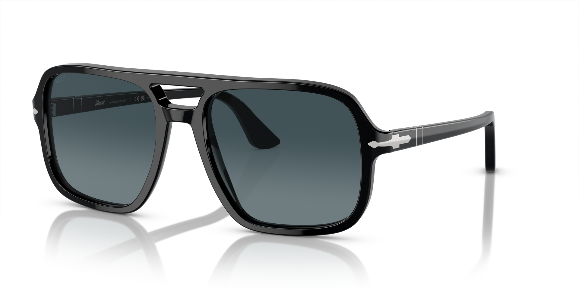 Persol PO3328S with Black Frame and Blue Lenses | Persol® US