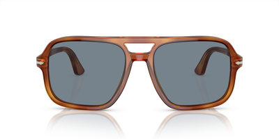 Persol PO3328S avec Monture Terre de Sienne et Verres Bleu - Image 2