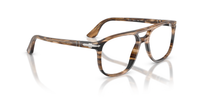 Persol Greta with Striped Black &amp; Greish Brown Frame - Image 3