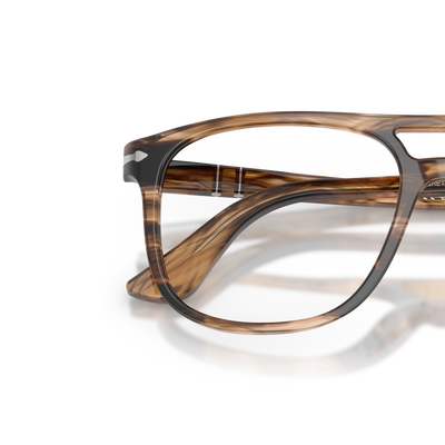 Persol Greta with Striped Black &amp; Greish Brown Frame – Variant Image