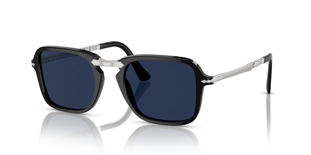 Persol PO3330S - Transitions® con Montatura Nero e Lenti Blu - Immagine 9
