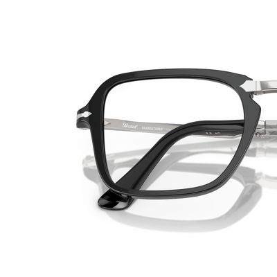 Persol PO3330S - Transitions® con Montatura Nero e Lenti Blu – Immagine variante