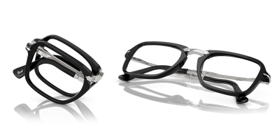 Persol PO3330S - Transitions® con Montatura Nero e Lenti Blu - Immagine 7