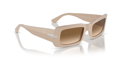 Persol Francis mit Solid Beige Gestell und Braun Gläsern - Bild 3