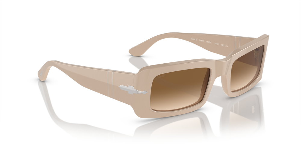 Persol Francis con Montatura Beige tinta unita e Lenti Marrone - Immagine 3