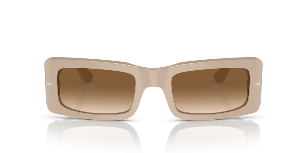 Persol Francis con Montatura Beige tinta unita e Lenti Marrone - Immagine 2