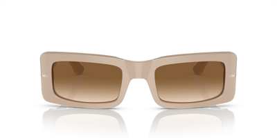 Persol Francis con Montatura Beige tinta unita e Lenti Marrone - Immagine 2