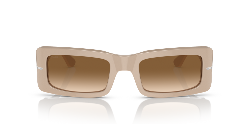 Persol Francis mit Solid Beige Gestell und Braun Gläsern - Bild 2