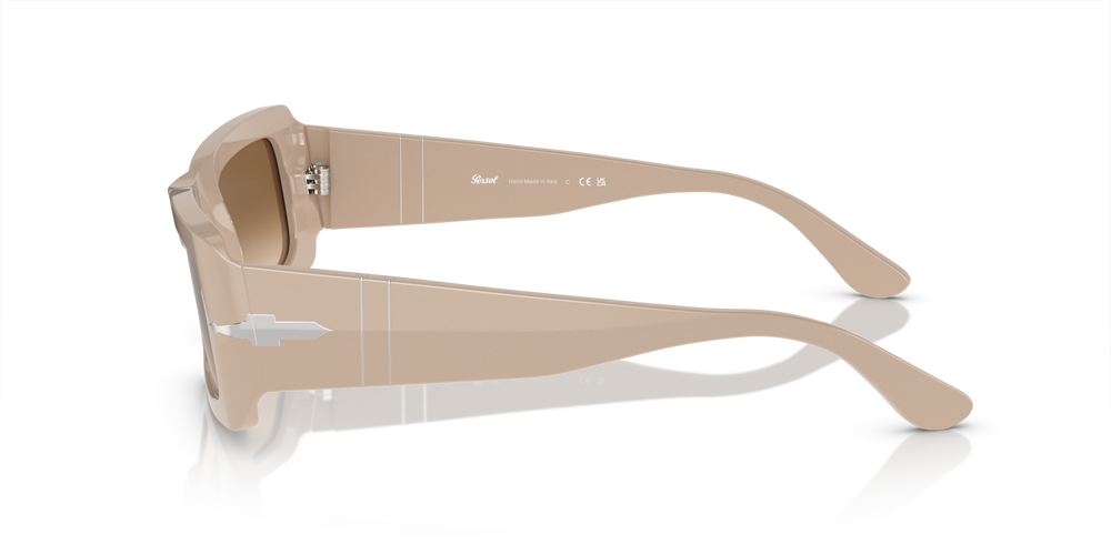 Persol Francis mit Solid Beige Gestell und Braun Gläsern - Bild 4