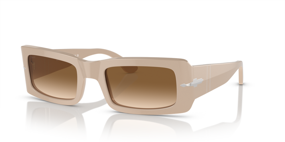 Persol Francis mit Solid Beige Gestell und Braun Gläsern - Bild 1