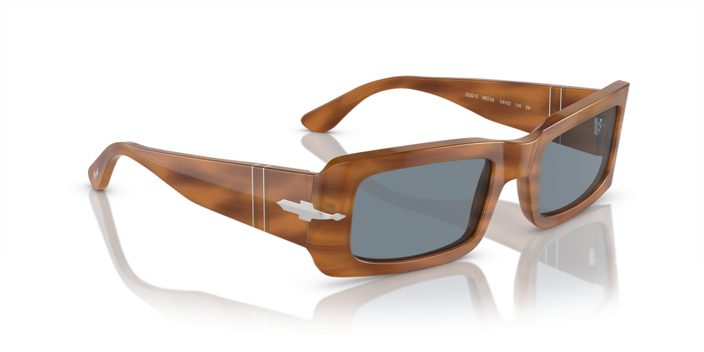 Persol Francis con Montatura Striato Marrone e Lenti Blu - Immagine 3