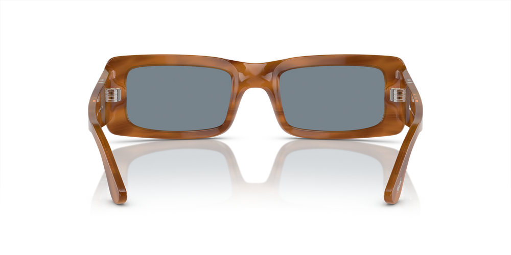Persol Francis con Montatura Striato Marrone e Lenti Blu - Immagine 5