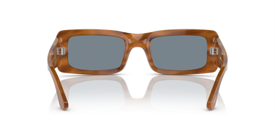 Persol Francis con Montatura Striato Marrone e Lenti Blu - Immagine 5