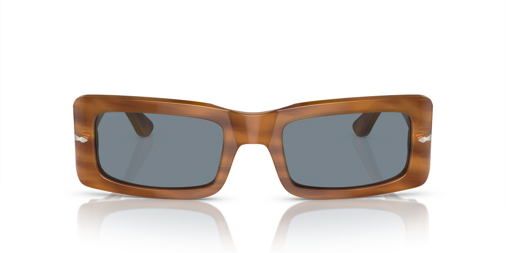 Persol Francis con Montatura Striato Marrone e Lenti Blu - Immagine 2