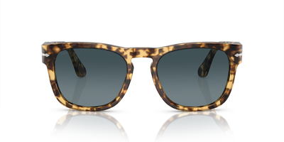Persol PO3333S - Elio with Beige Tortoise Frame and Blue Lenses - Image 2
