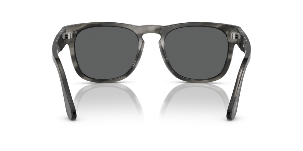 Persol PO3333S - Elio mit Grau gestreift Gestell und Grau Gläsern - Bild 5