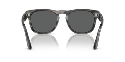 Persol PO3333S - Elio mit Grau gestreift Gestell und Grau Gläsern - Bild 5
