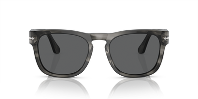 Persol PO3333S - Elio con Montura Gris a Rayas y Lentes Gris - Imagen 2