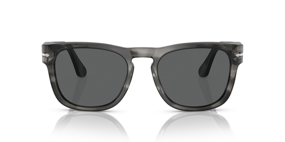 Persol PO3333S - Elio mit Grau gestreift Gestell und Grau Gläsern - Bild 2