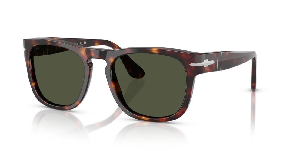 Persol PO3333S - Elio with Havana Frame and Green Lenses - Image 1