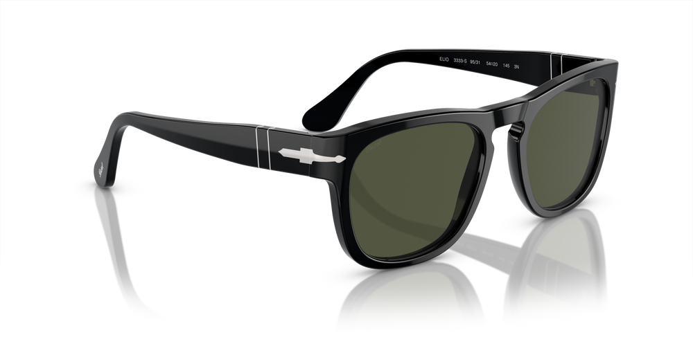 Persol PO3333S - Elio with Black Frame and Green Lenses - Image 3