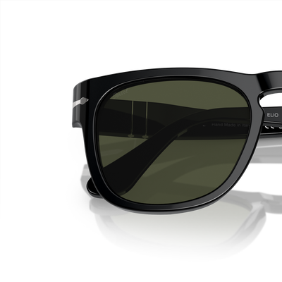 Persol PO3333S - Elio mit Schwarz Gestell und Grün Gläsern – Variantenbild