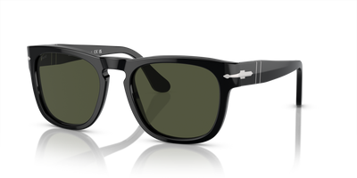 Persol PO3333S - Elio with Black Frame and Green Lenses - Image 1