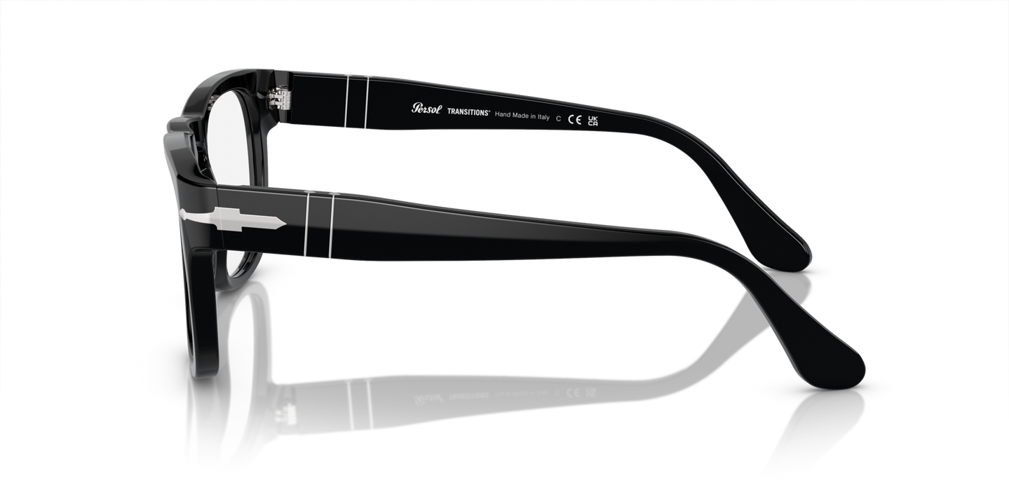 Persol Elio - Transitions® con Montura Negro y Lentes Azul - Imagen 1
