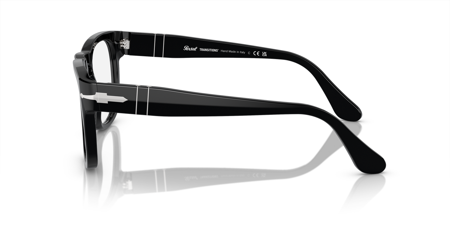 Persol Elio - Transitions® mit Schwarz Gestell und Blau Gläsern - Bild 1