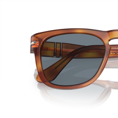 Persol PO3333S - Elio with Terra Di Siena Frame and Blue Lenses – Variant Image