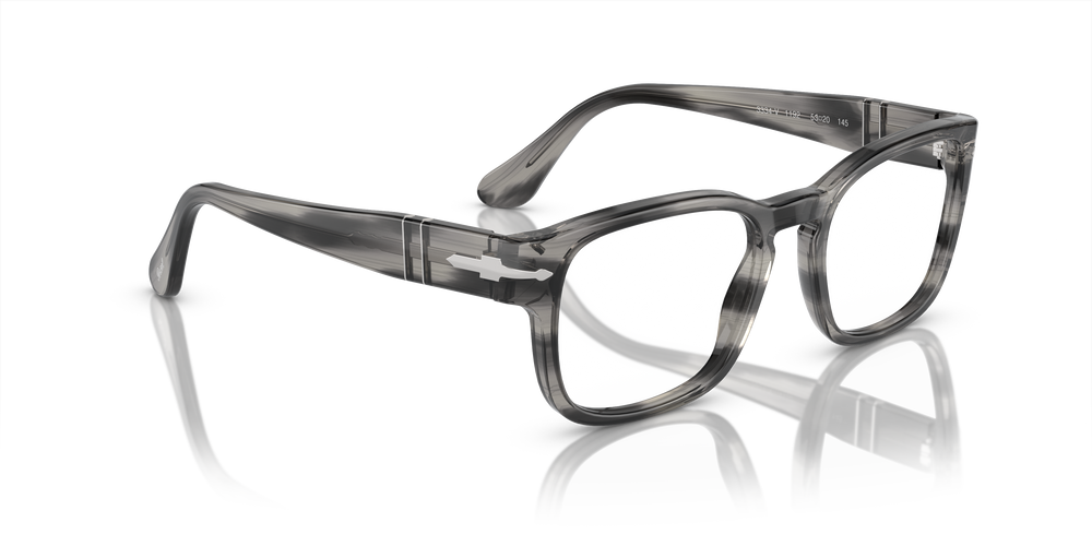 Persol PO3334V with Striped Grey Frame - Image 3