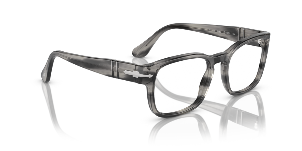 Persol PO3334V with Striped Grey Frame - Image 3