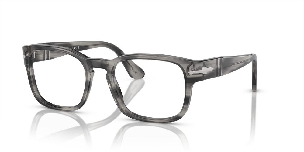 Persol PO3334V with Striped Grey Frame - Image 1