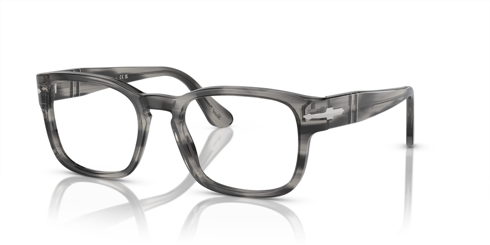 Persol PO3334V with Striped Grey Frame - Image 1