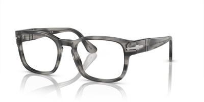 Persol PO3334V with Striped Grey Frame - Image 1