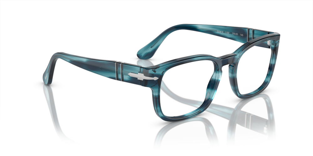 Persol PO3334V with Striped Blue Frame - Image 3